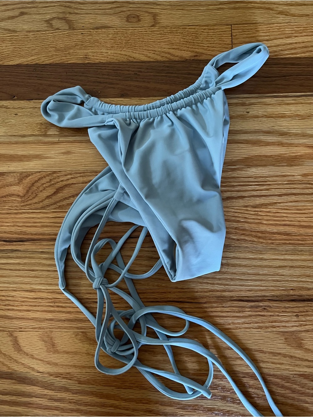 NWT Belle the Label Swim - Light Blue “ash” High-Cut Bikini “Bare” Bottom - Picture 4 of 6